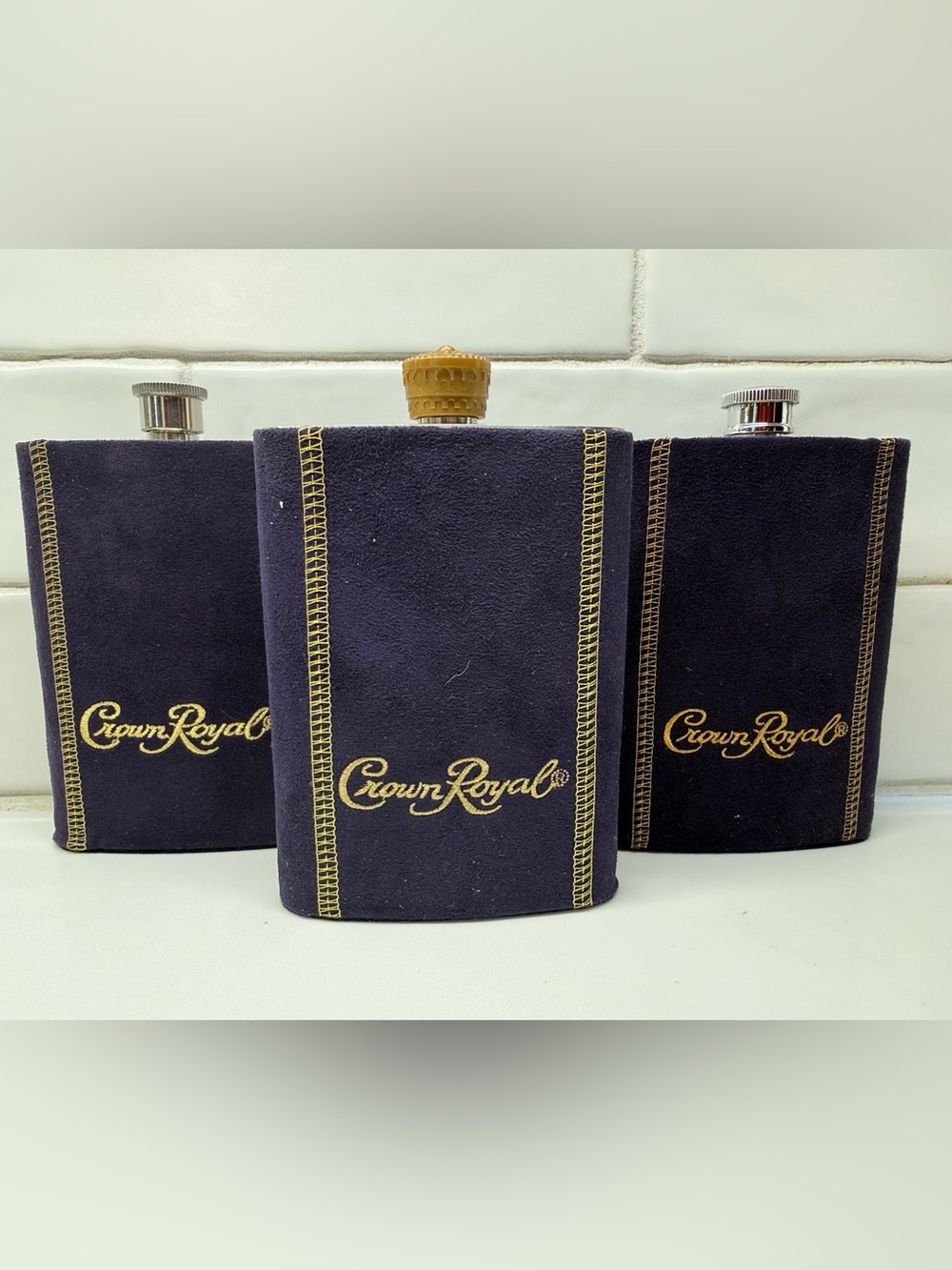 New Crown Royal stainless flasks